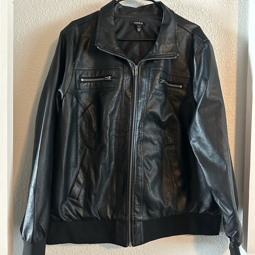 Torrid faux leather jacket
